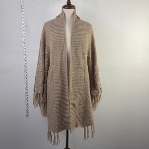 New Directions Beige Poncho Sweater Cardigan 2x | Add to Any Bundle for Free